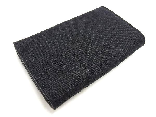 Bvlgari Maxi Logo Canvas 6-strand Key Case Key Case Men's Black Bd6494