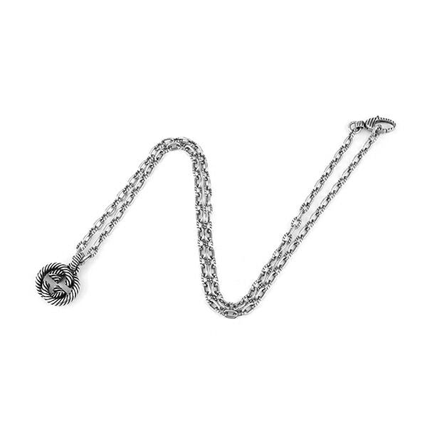 Gucci Necklace Interlocking G Silver
