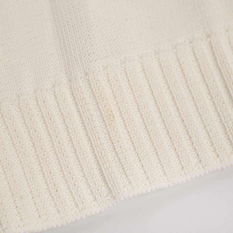 Hermes Henrienet Cles - Yong Long Knit Sweater White 42