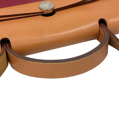 Hermes/hermes Herbag Zip MM 2WAY Shoulder Bag Leather Handbag Brown Ladies