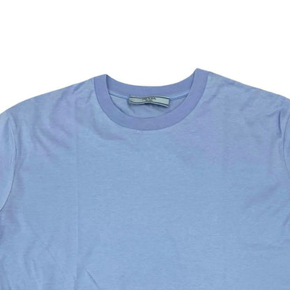 Prada Triangle Logo Motif None Cotton Short Sleeve T-Shirt Top Apparel