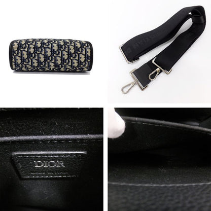 Dior Safari North South Oblique Jacquard Silver Hardware Hand