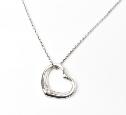 Tiffany & Co Necklace Pendant Silver Tiffany & Co Elsa Peretti Open Heart Motif