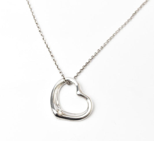 Tiffany & Co Necklace Pendant Silver Tiffany & Co Elsa Peretti Open Heart Motif
