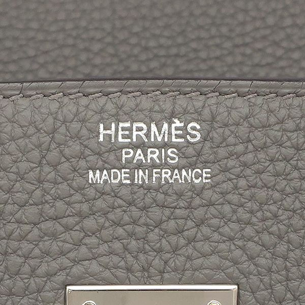 Hermes Handbag Birkin 35 Togo Grimeyer Silver Hardware Stamped B (2023) [box
