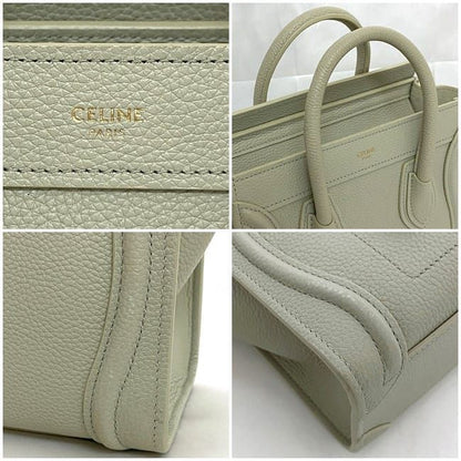 Celine 2 way Shoulder Bag Luggage Nano Shopper