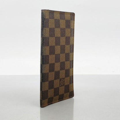 Louis Vuitton Long Wallet Damier Porte Barre Carte Credit N61823 Ebène Men