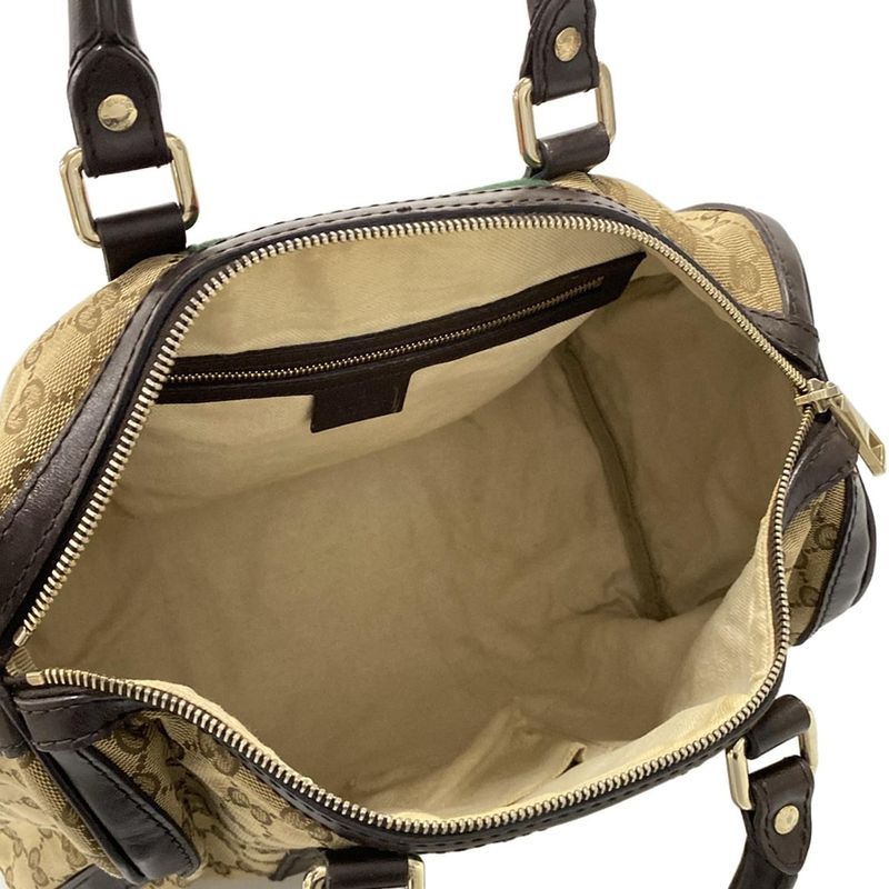 Gucci Handbag GG Patternsherry (web) 247205 Dark Brown X Beige X Multi Mini