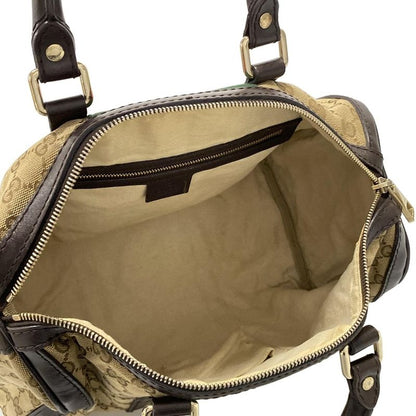 Gucci Handbag GG Patternsherry (web) 247205 Dark Brown X Beige X Multi Mini