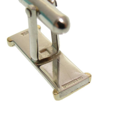 Tiffany & Co Cufflinks Silver 925 18K Yellow Gold 750 Accessories 0185 Tiffany