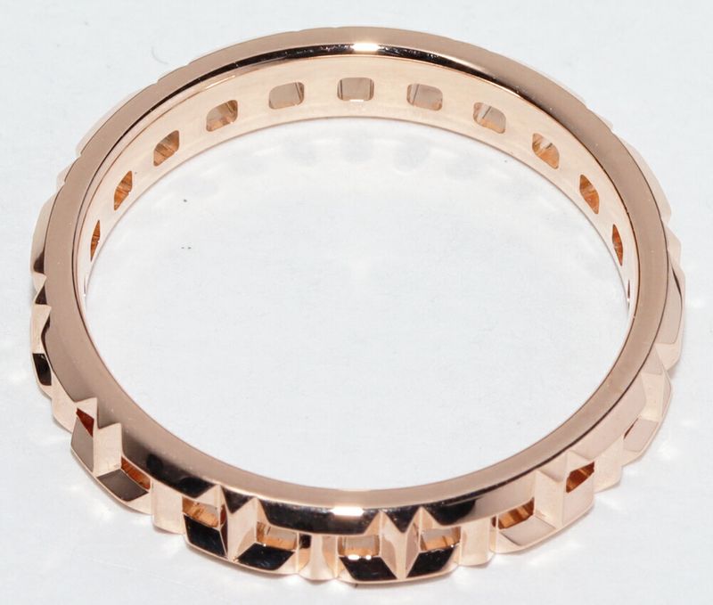 Tiffany & Co Ring 18K Pink Gold T True Narrow Ring Width 35mm (014in)