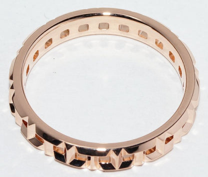 Tiffany & Co Ring 18K Pink Gold T True Narrow Ring Width 35mm (014in)