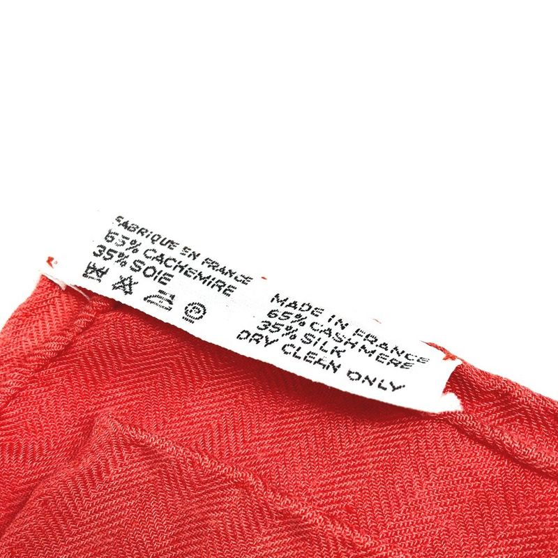 Hermes Scarf Carrégien 140 Carrégien 140 Cashmere Orange