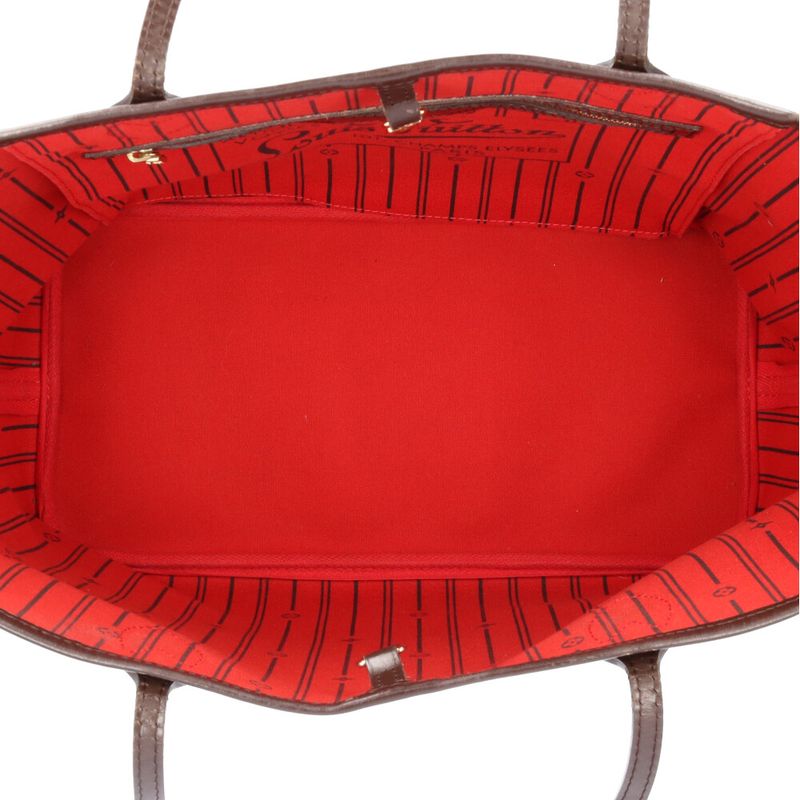 Louis Vuitton Neverfull MM Damier Tote Bag Damier Canvas N51105 Brown Unisex