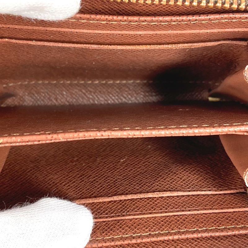 Louis Vuitton Coin Case Zippy Coin Purse M60067 Monogram Canvas Brown