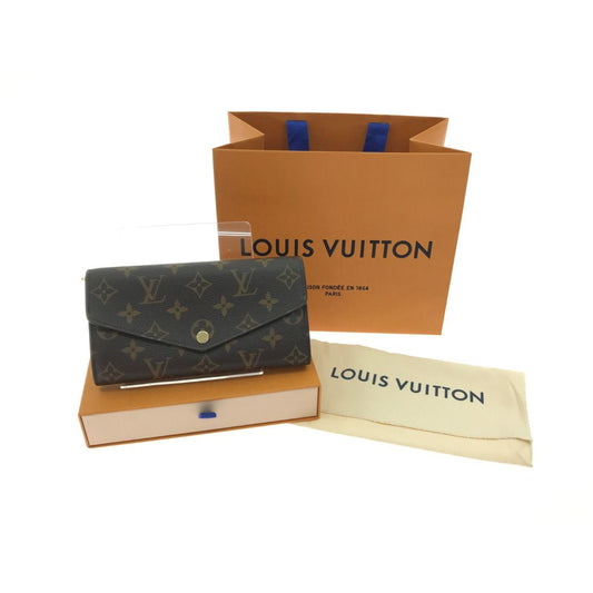 Louis Vuitton Long Wallet Portefeuille Sarah Monogram Brown