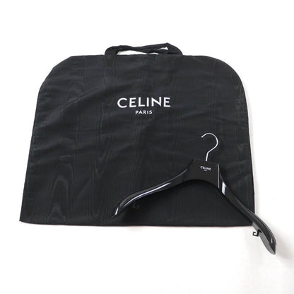 Celine 2 8h13/6700 100% Cashmere Egg Crombie Coat Ivory 40 With Hanger Garment