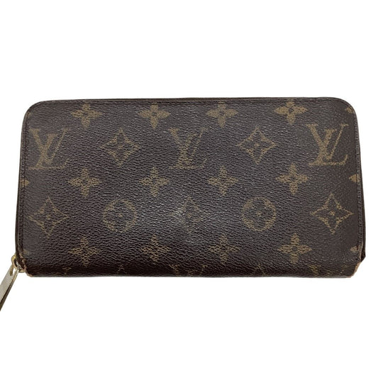 Louis Vuitton Long Wallet Zippy Wallet Brown
