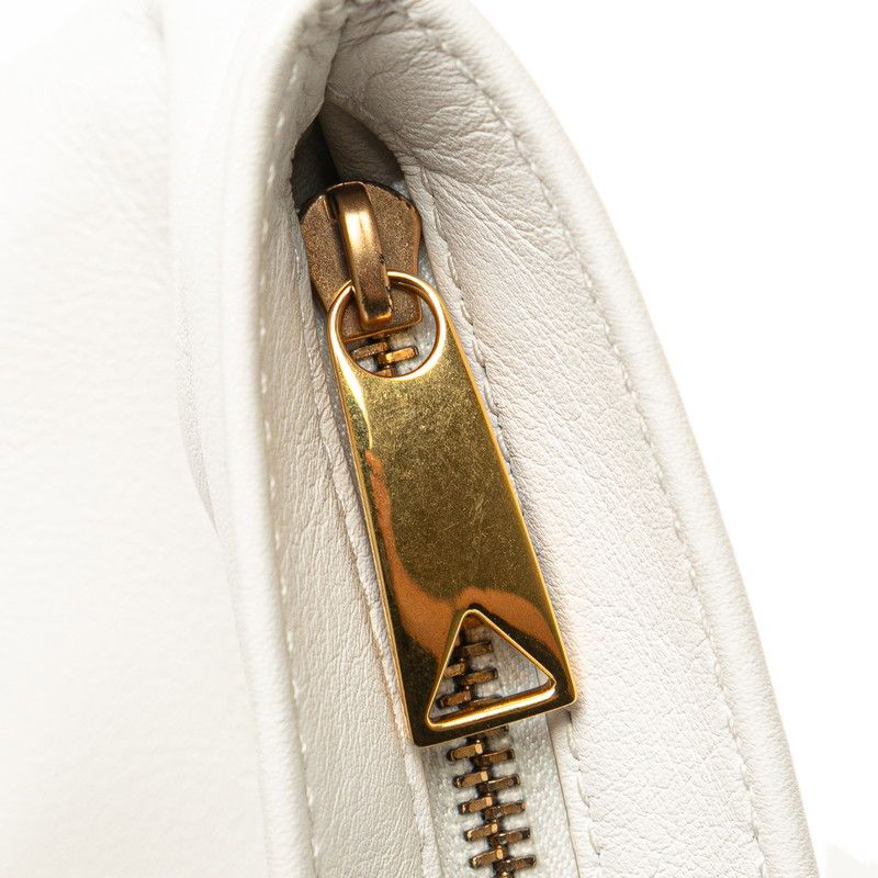 Bottega Veneta Mini The Twist White Leather Women's Bottega Veneta