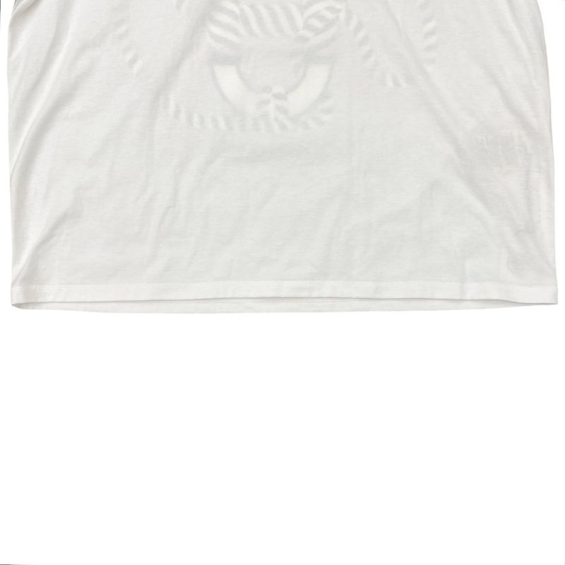 Hermes Short Sleeve T-Shirt Cartouche Mock Neck 3e4621dl Size 34 Backpack Print