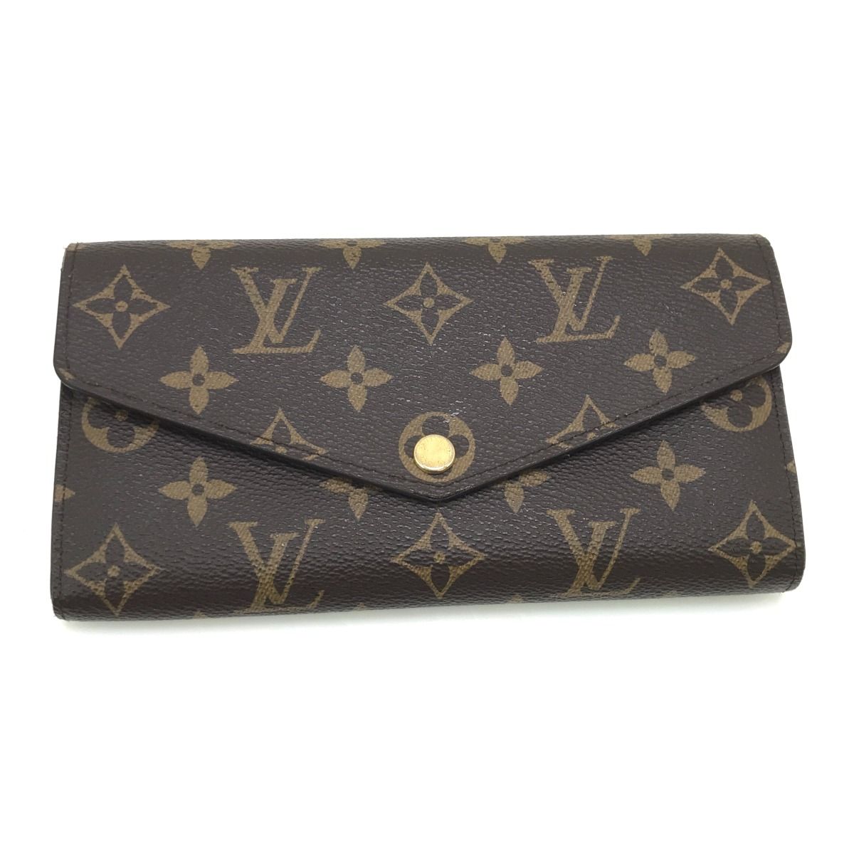 Louis Vuitton Bi-Fold Long Wallet Monogram Portefeuille Sarah