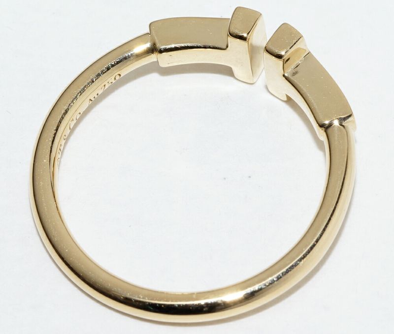Tiffany & Co Ring 18K Yellow Gold T-wire Ring