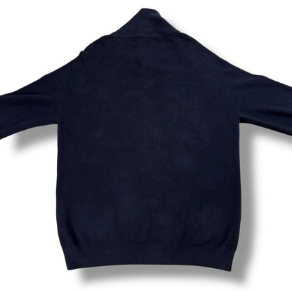 Louis Vuitton Knit Sweatshirt LV Logo Embroidery Hoodie Top 100% Cotton Size L