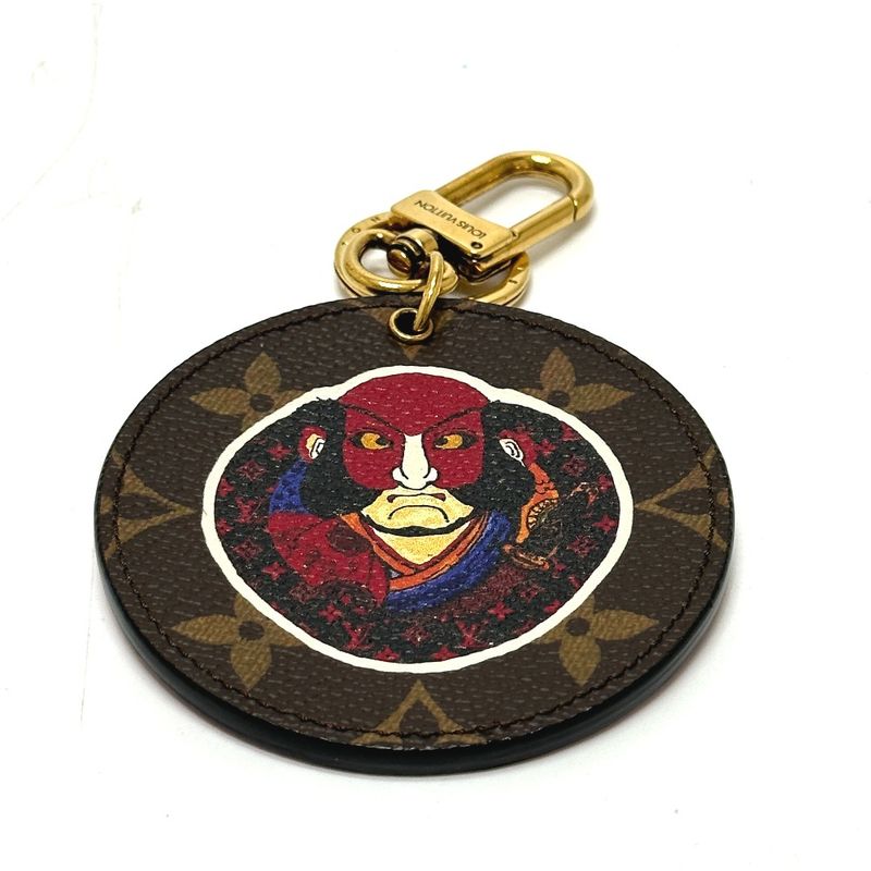 Louis Vuitton Key Holder Porte Clé Illustre Mp1949 Monogram Canvas Brown