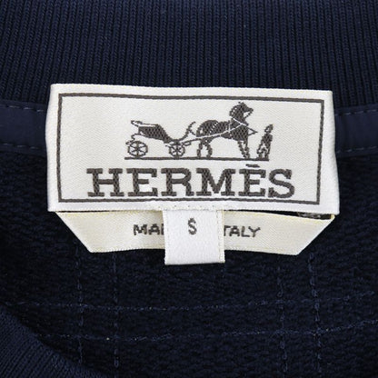 Hermes Short Sleeve Cotton Black Men's Sweatshirt