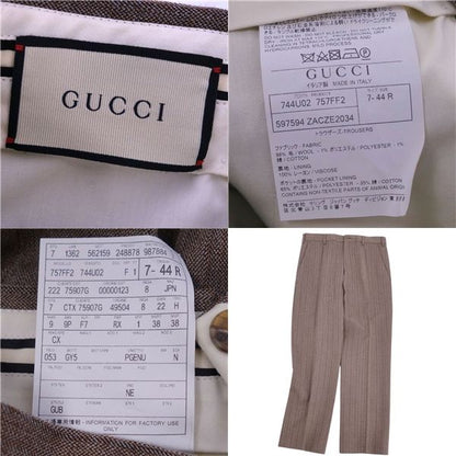 Gucci Pants Long Pants Slack Pants Wool Stock