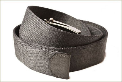 Prada Belt For Men And Women 2cn034 Nastro Nylon Canvas Grafitte Arancic Gray
