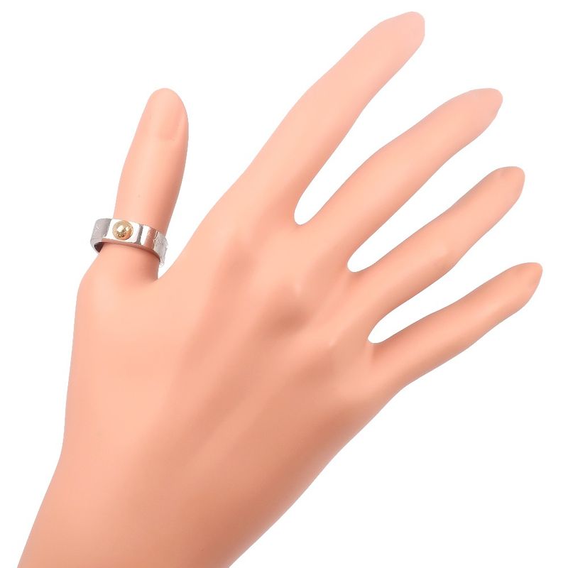 Louis Vuitton Nanogram M00218 Metal #16 Le0136 Unisex 5.7g Ring