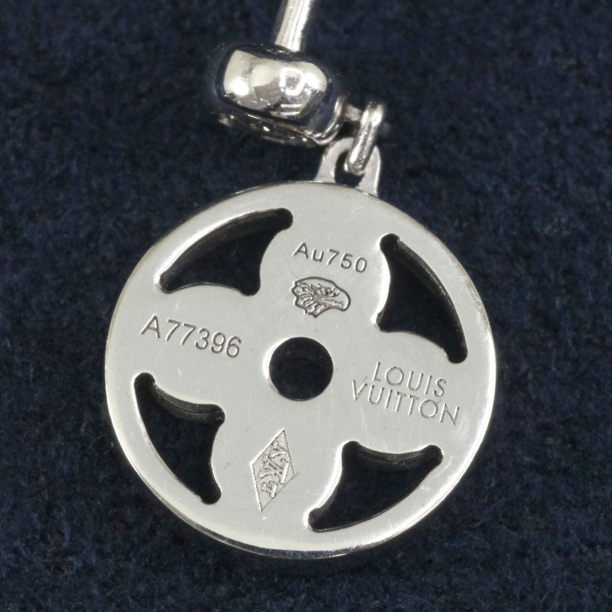 Louis Vuitton Diamond Monogram Ideal Earrings 18k Au750