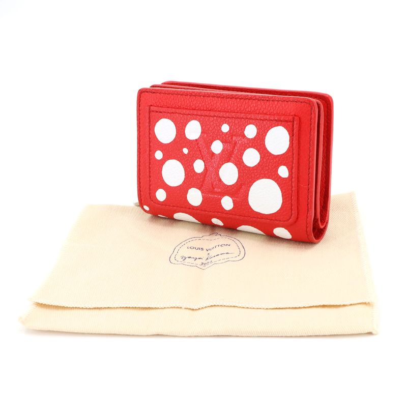 Louis Vuitton Lvxyk Monogram Empreinte Portefeuille Cles A Fold Wallet Leather