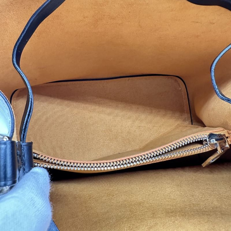 Louis Vuitton M53371 Neonoe Shoulder Bag Handbag 2way Black White Epi Women Men