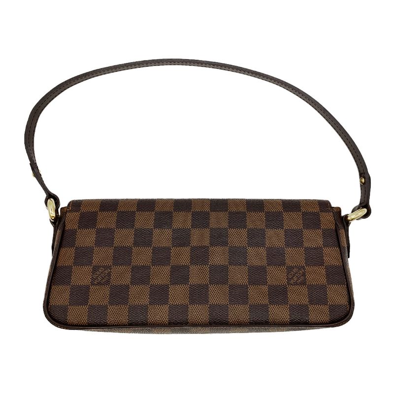 Louis Vuitton Ravello PM Shoulder Bag Damier Ebène N60007 Brown Gold Hardware