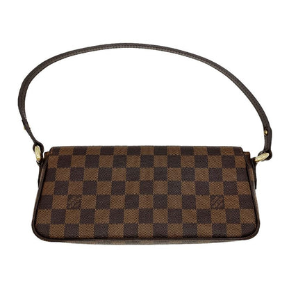 Louis Vuitton Ravello PM Shoulder Bag Damier Ebène N60007 Brown Gold Hardware