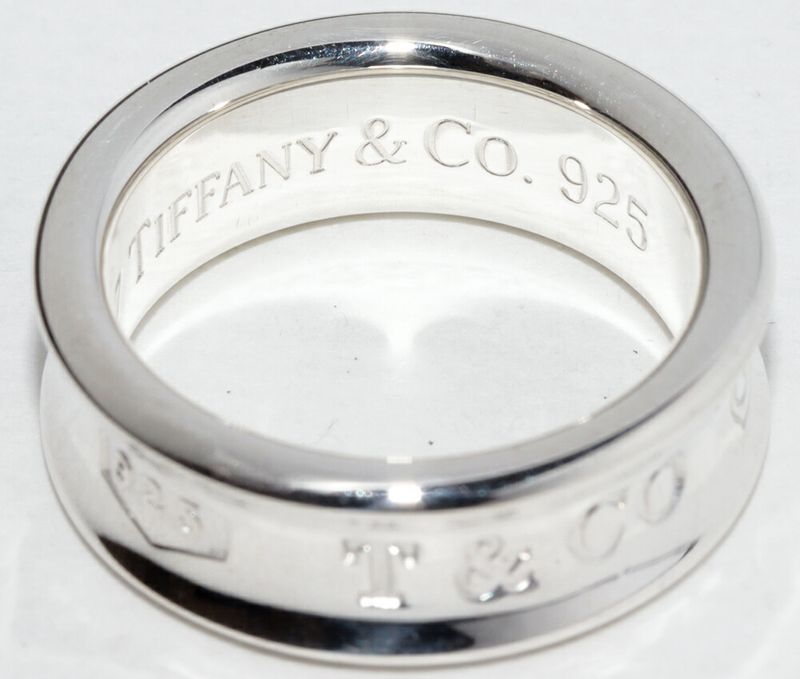 Tiffany & Co Ring SV 1837ring Medium Width 7mm (028in)