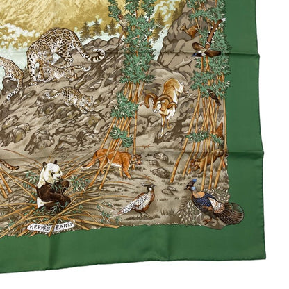 Hermes Scarf Carre 90 Silk Sichuan Green With Box