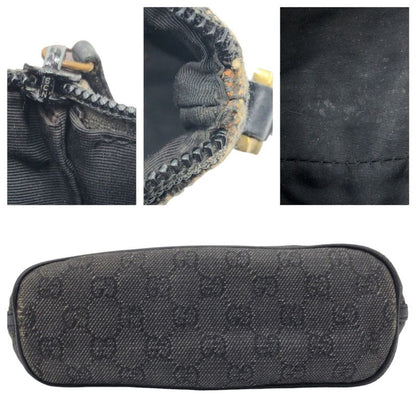 Gucci GG Pattern Gray GG Canvas 07199 2133 Handbag Accessory Pouch Women 504892