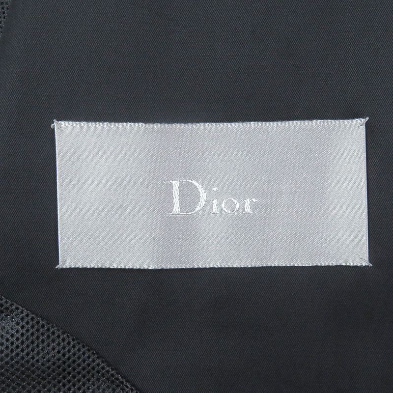 DIOR Homme DIOR Homme 363c357z2175 Stencil Collar Coat With Logo Button