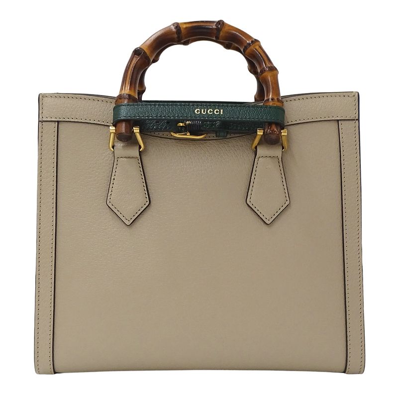 Gucci Bag Women's Brand Handbag Shoulder Bag 2way Diana Small Leather Beige