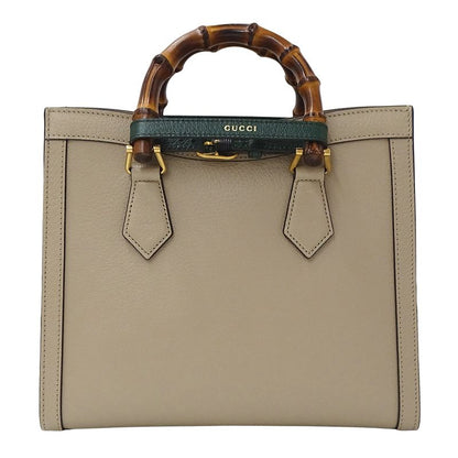 Gucci Bag Women's Brand Handbag Shoulder Bag 2way Diana Small Leather Beige