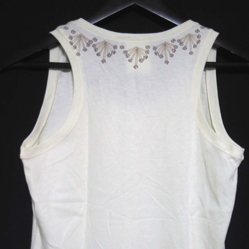 Christian Dior Galliano Period Logo Print Tank Top Sleeveless Cut and Sewn I44