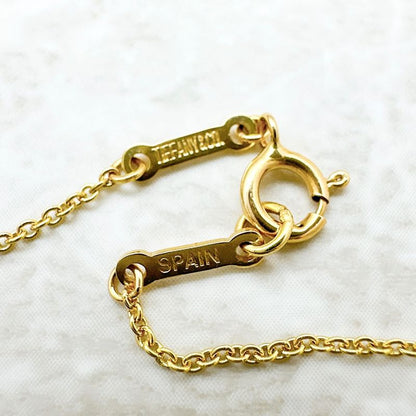 Tiffany & Co Eternal Circle Yellow Gold Necklace Approx 41cm (1614in) U