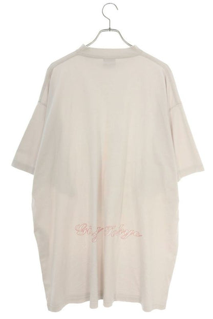 Balenciaga 24AW 787349 Tqv75 Vintage Finish Tower Print T-shirt Men's 4