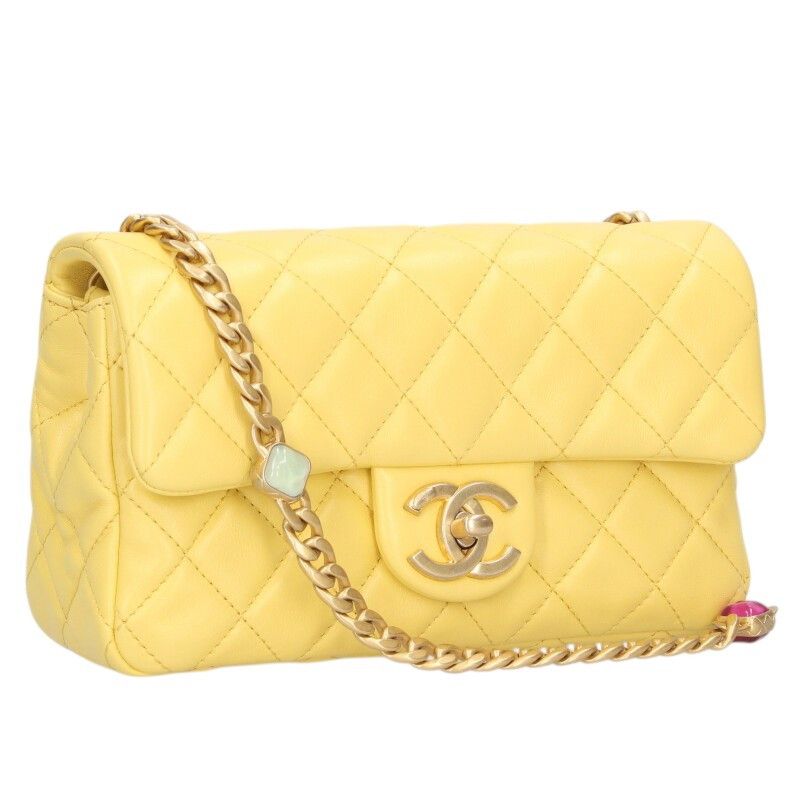 Chanel Mini Matelasse 20 Lambskin Chain Shoulder Bag Women 20