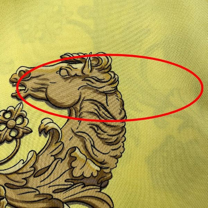 Hermes Carre 90 Carre 90 Scarf Ron Chien Walk To Scarf Hermes Yellow
