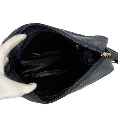 Bottega Veneta One Shoulder Bag Intrecciatoleather Navy Dark Blue 2WAY Hobo Soho