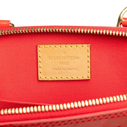 Louis Vuitton Monogram Vernis Alma BB Handbag Shoulder Bag 2WAY M91698 Rouge